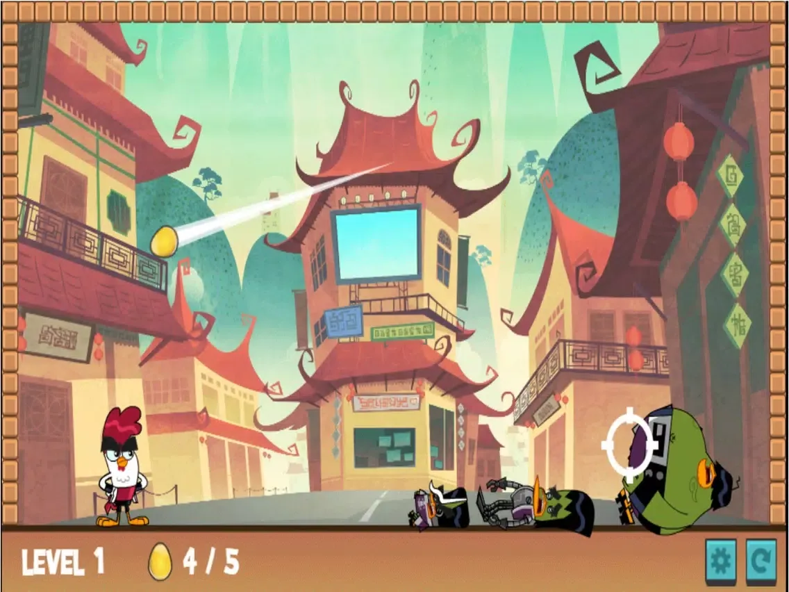 Tangkapan layar Chuck Chicken Magic Egg iPad 