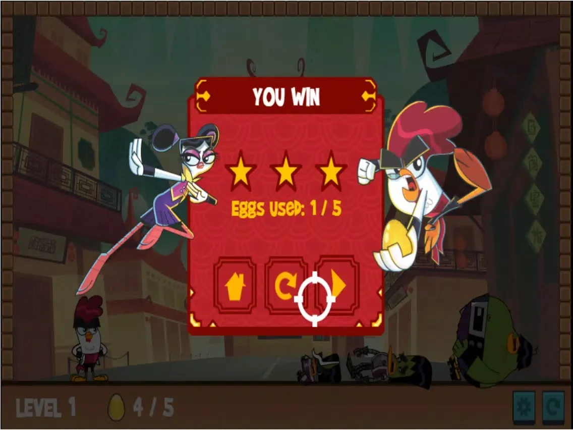 Tangkapan layar Chuck Chicken Magic Egg iPad 