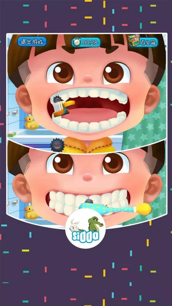 Battle Bugs - educates people how to brush teeth Ekran Görüntüleri