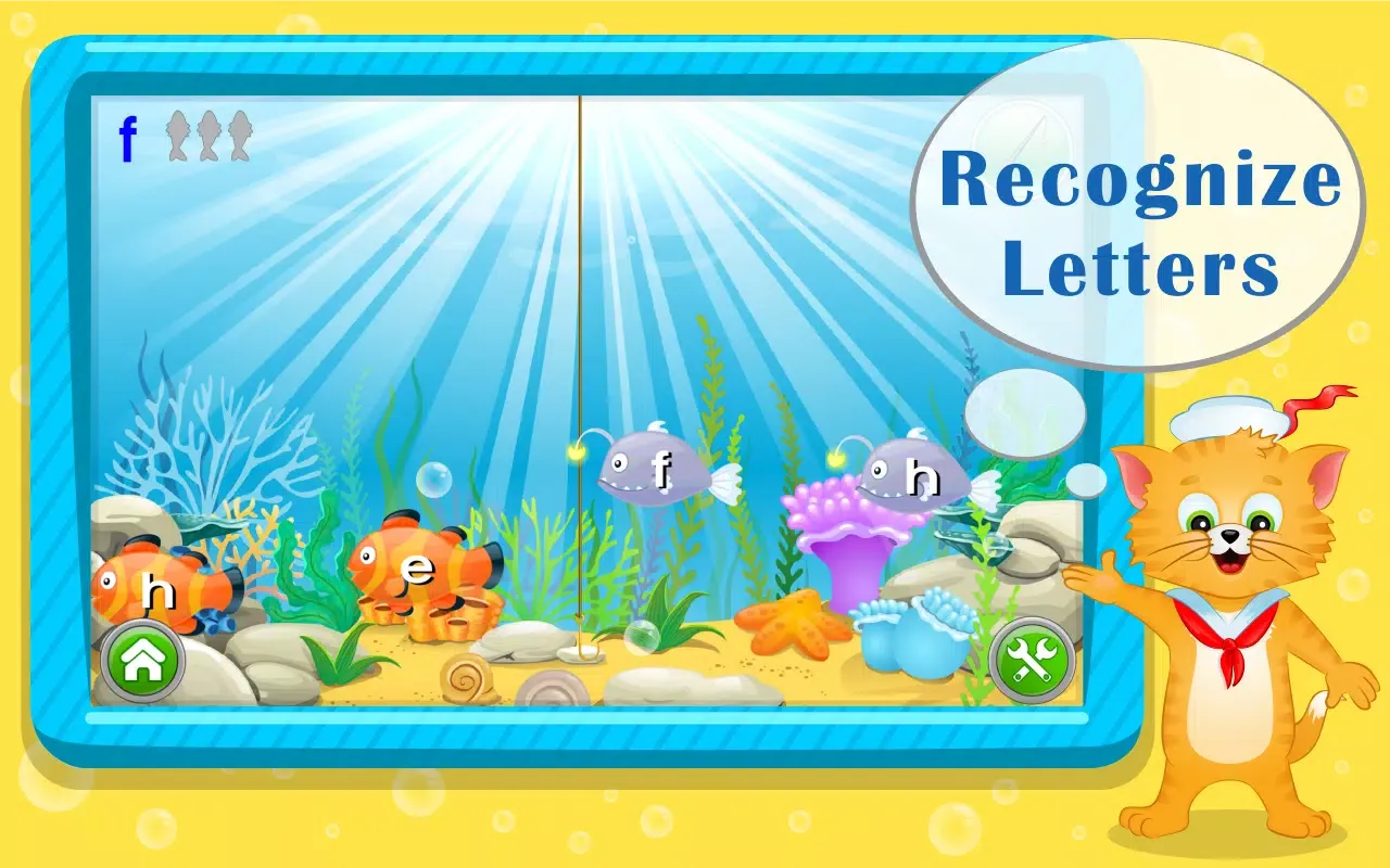 Learn Letters with Captain Cat スクリーンショット