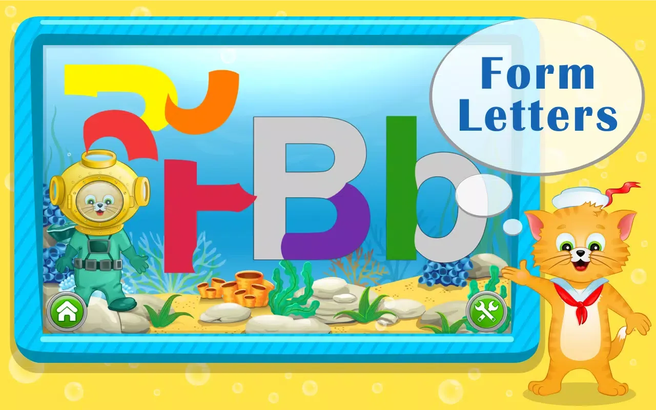 Learn Letters with Captain Cat スクリーンショット