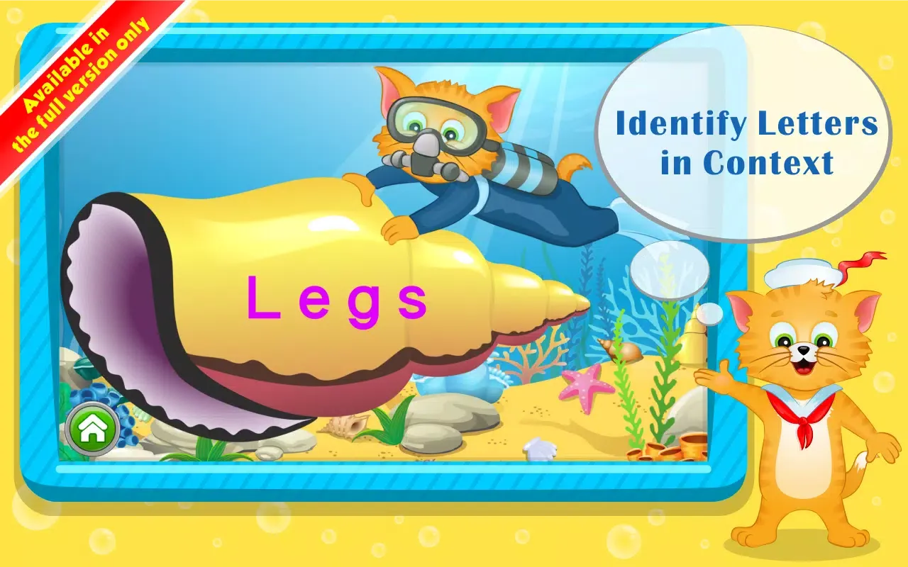 Learn Letters with Captain Cat スクリーンショット