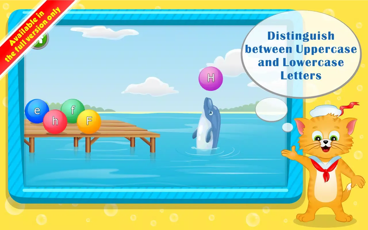Learn Letters with Captain Cat スクリーンショット