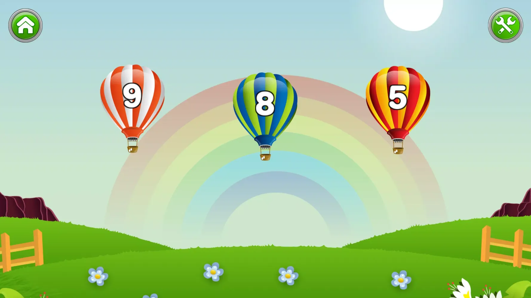 Ảnh chụp màn hình của Kids Numbers and Math Lite