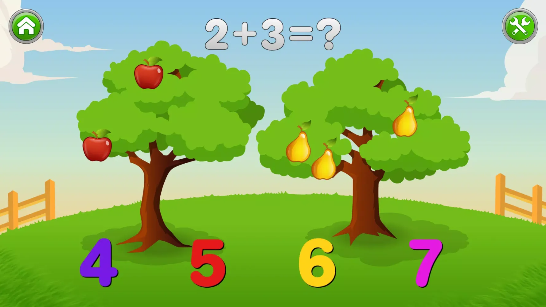 Ảnh chụp màn hình của Kids Numbers and Math Lite