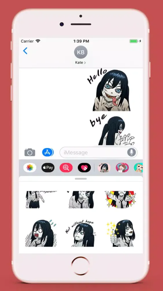 Zrzuty ekranu Zombie Girl Emojis