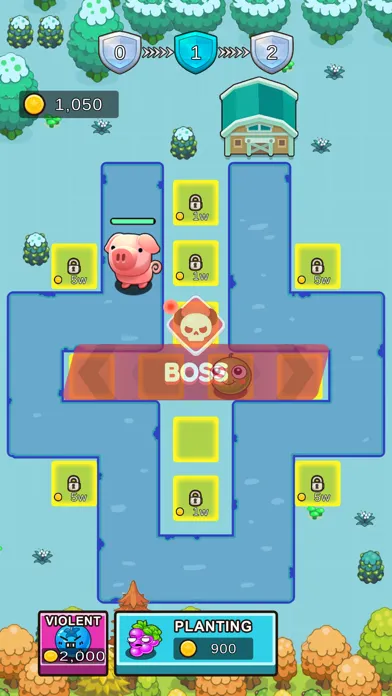 Zombie Defense-Save the Garden スクリーンショット