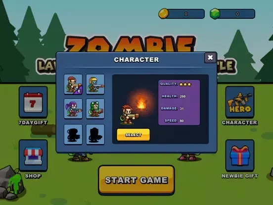 Capturas de pantalla de Zombie Lawnmower Shooting iPad 