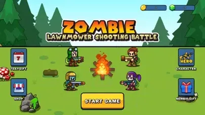 Capturas de pantalla de Zombie Lawnmower Shooting