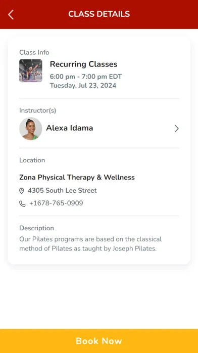 Capturas de pantalla de Zona Physical Therapy Wellness