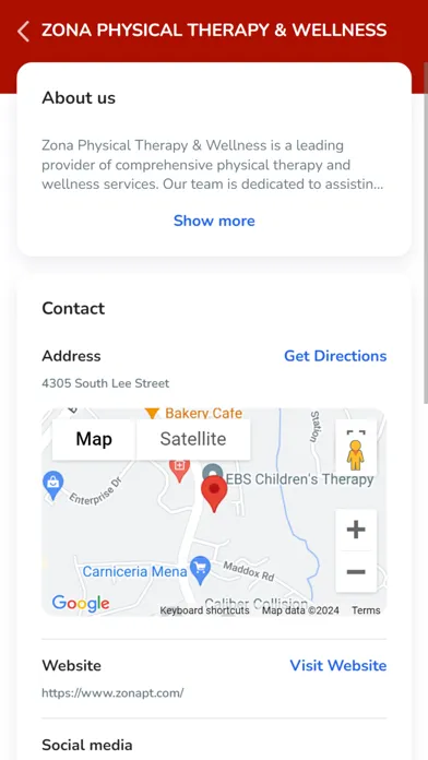 Capturas de pantalla de Zona Physical Therapy Wellness