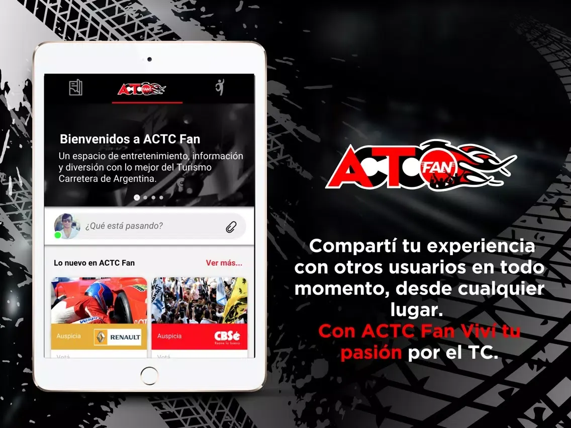 Capturas de tela do ACTC Fan - Oficial iPad 
