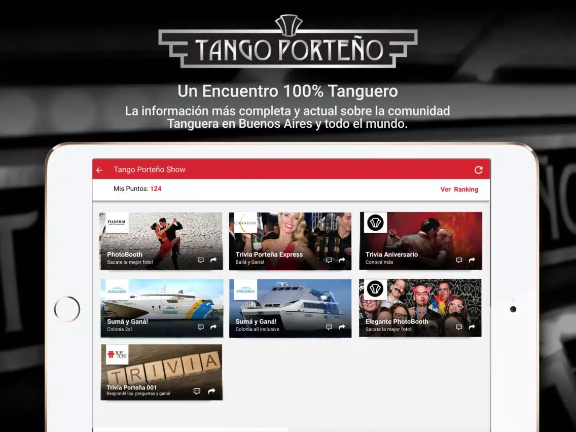 eFan Tango Porteño iPad  스크린샷