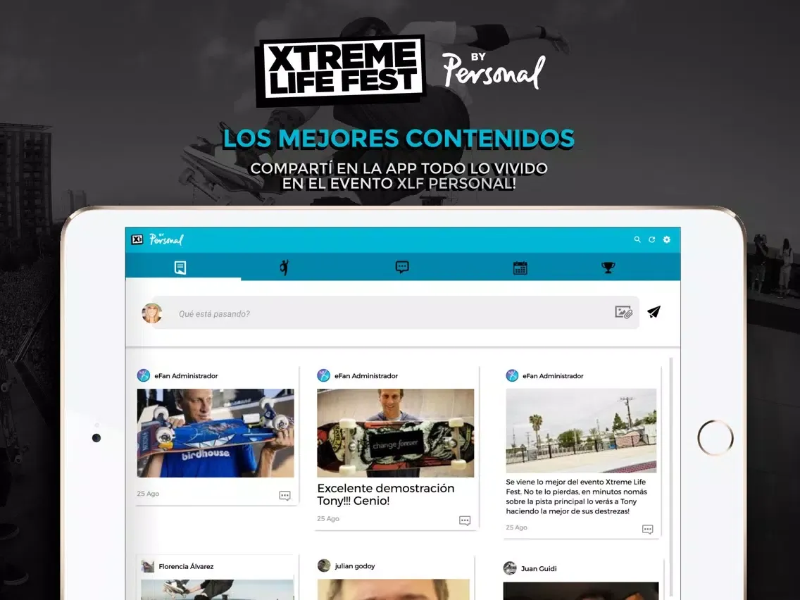 Capturas de pantalla de XLF Personal iPad 