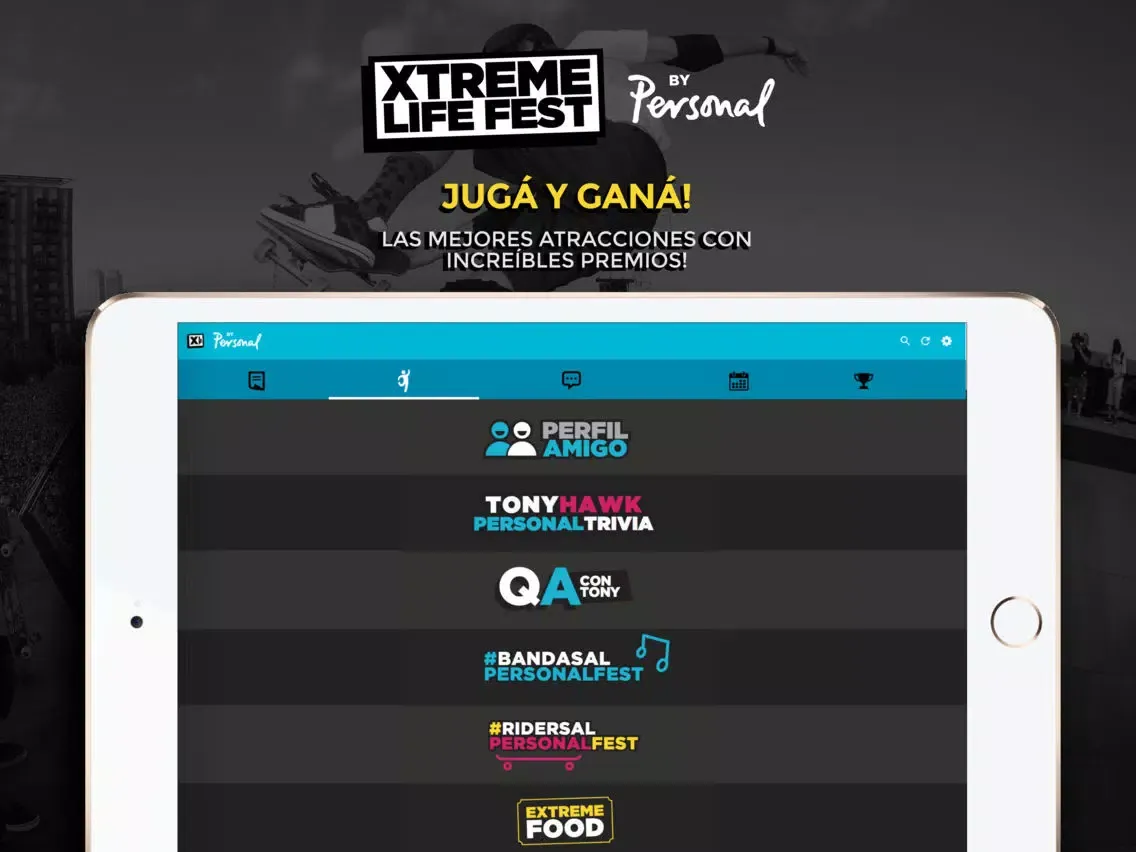 Capturas de pantalla de XLF Personal iPad 
