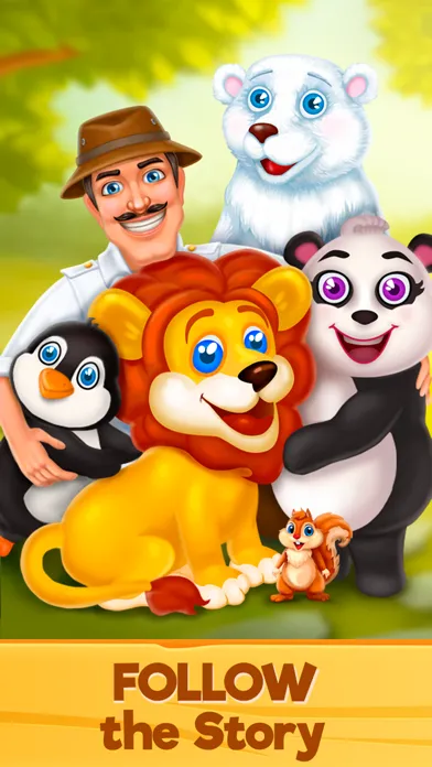 Zoo Rescue: Match 3 & Animals スクリーンショット