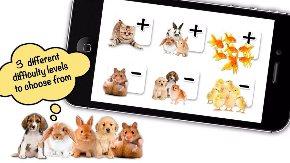 تصاویر Kids math - with fun animals