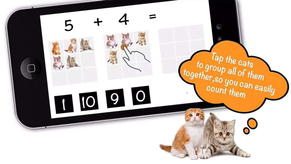تصاویر Kids math - with fun animals