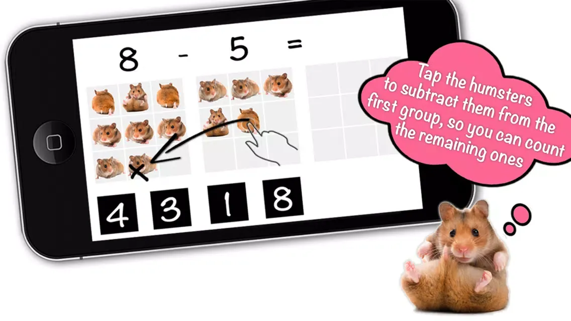 تصاویر Kids math - with fun animals