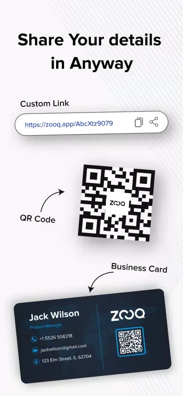 Zooq - Digital Business Card স্ক্রিনশট