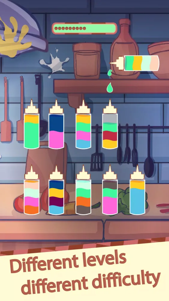 Tangkapan layar Water sort - color sort puzzle