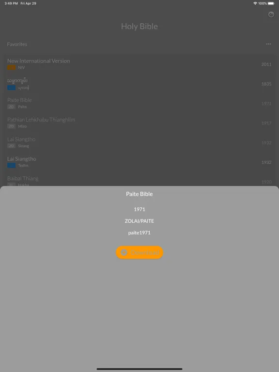 Lai Siangtho iPad  Screenshots