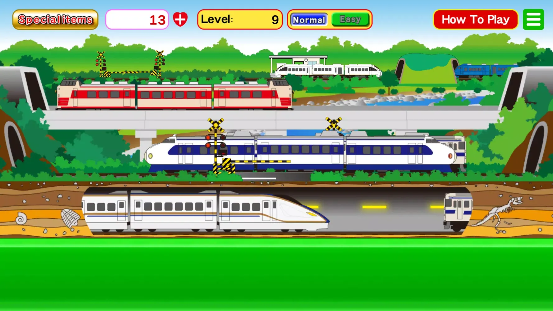ภาพหน้าจอของ Train Zoom-Zoom