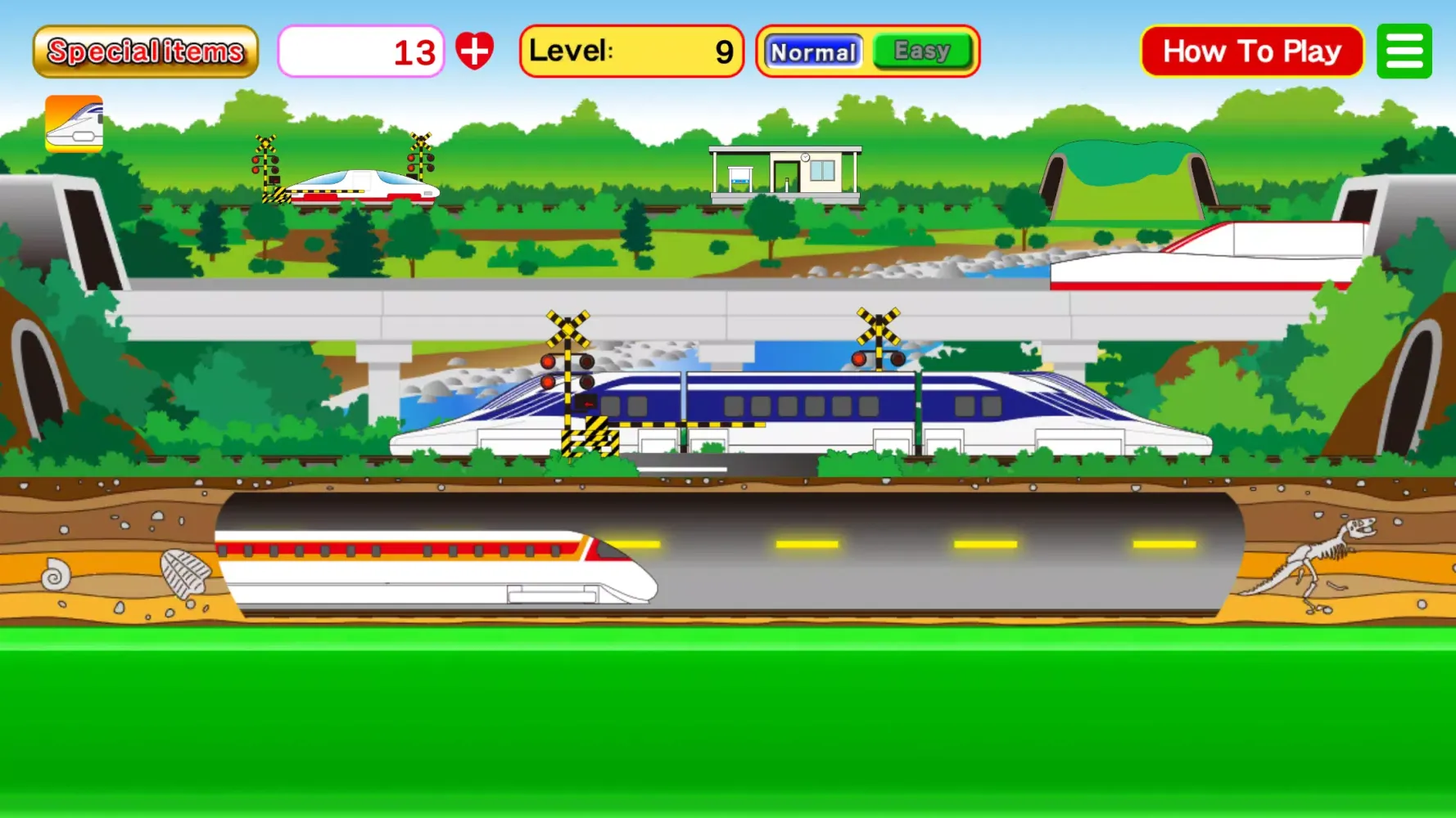 ภาพหน้าจอของ Train Zoom-Zoom