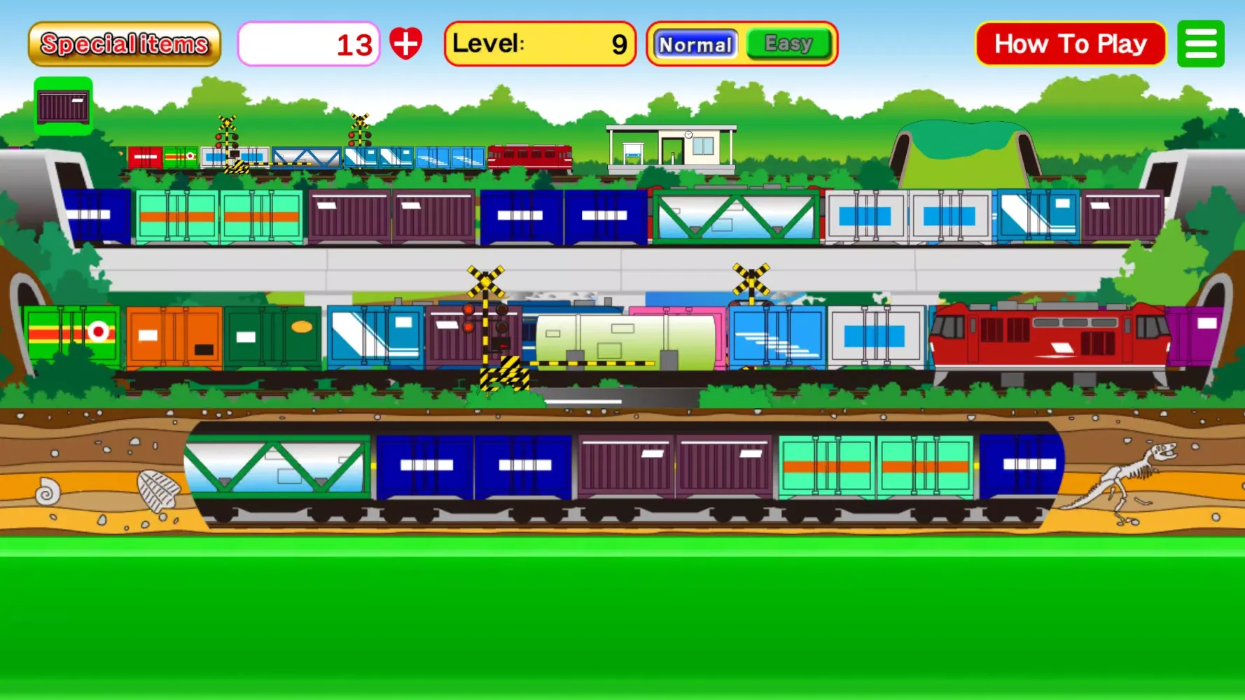 ภาพหน้าจอของ Train Zoom-Zoom