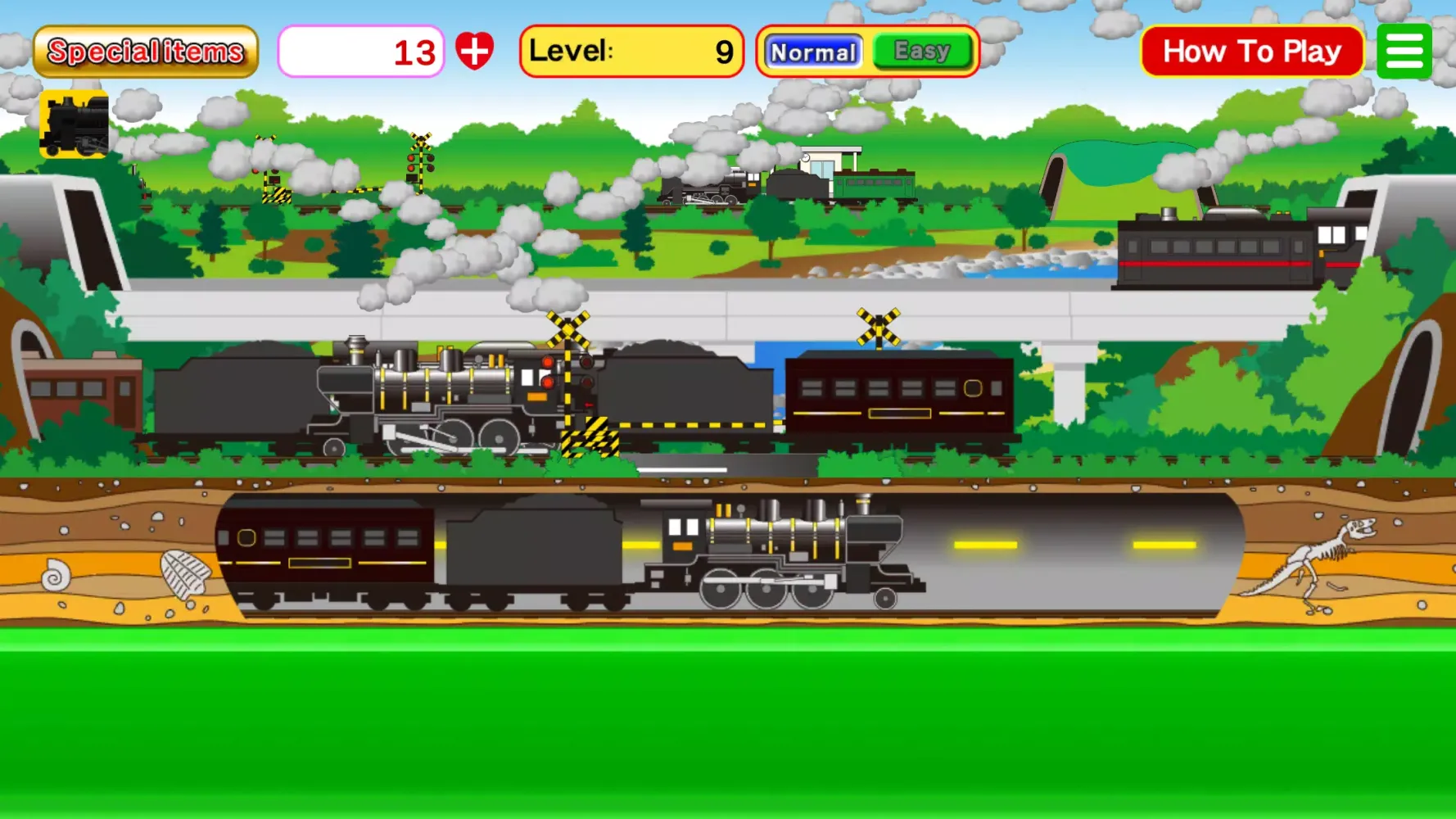 ภาพหน้าจอของ Train Zoom-Zoom