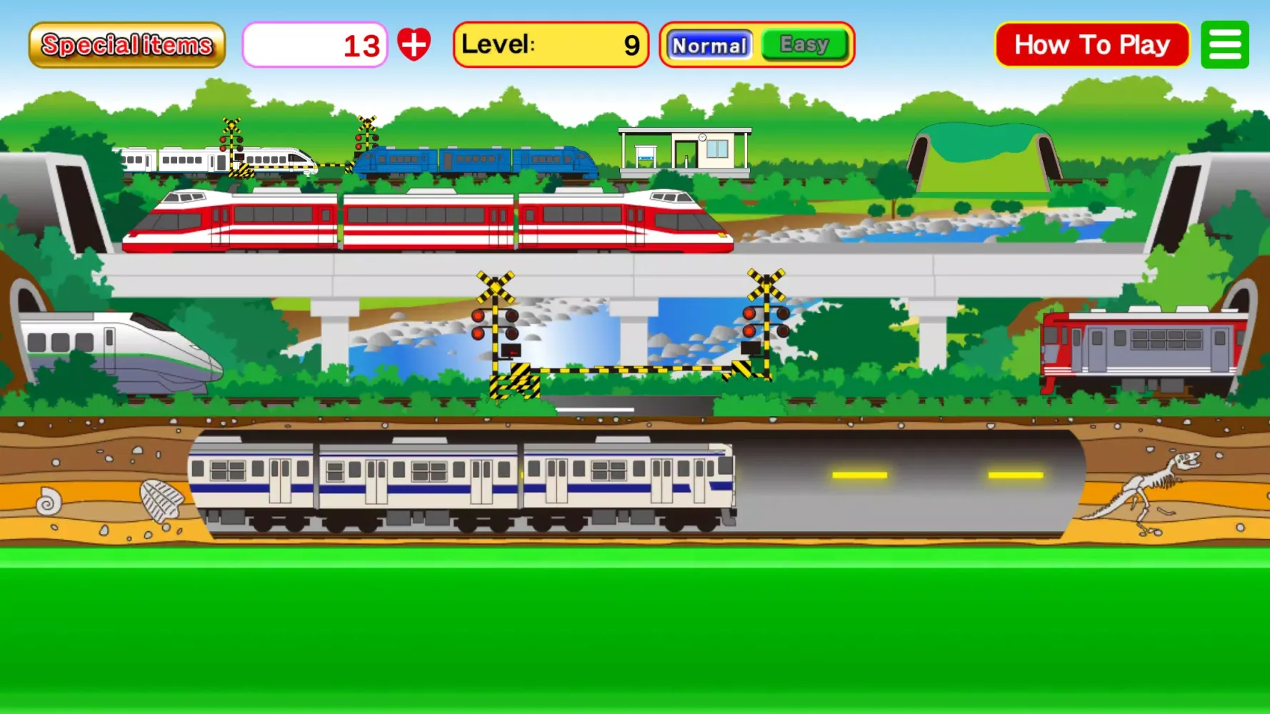 ภาพหน้าจอของ Train Zoom-Zoom