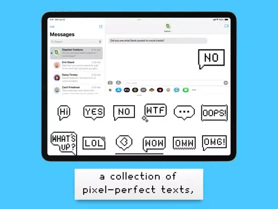 Zrzuty ekranu Bit Speak Stickers iPad 