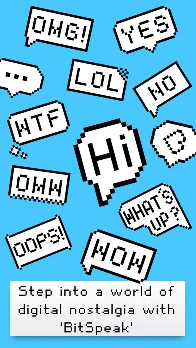 Zrzuty ekranu Bit Speak Stickers