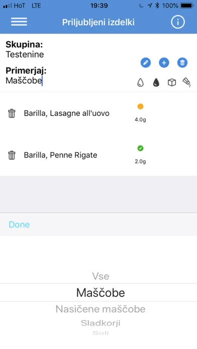 Скриншоты Veš kaj ješ za iPhone