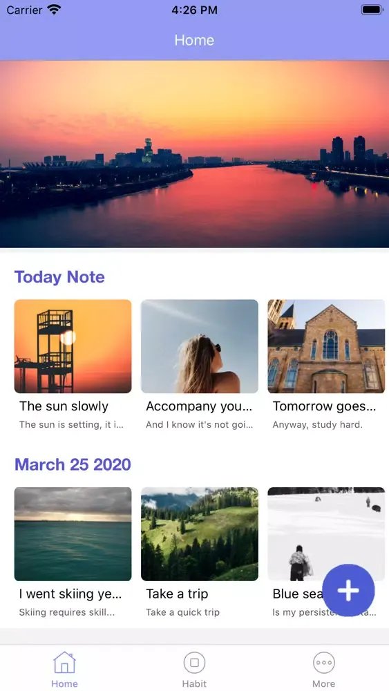Ảnh chụp màn hình của Life Notes & Habits