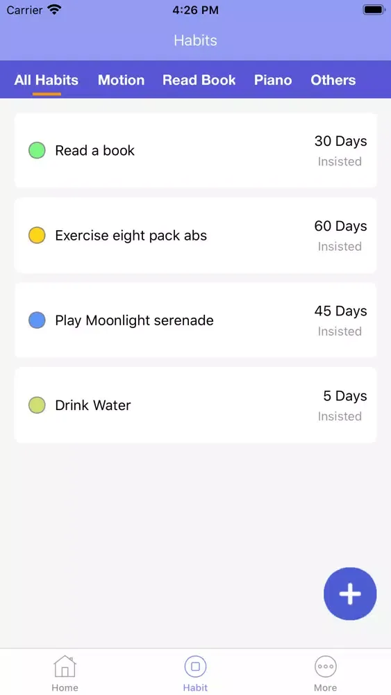 Ảnh chụp màn hình của Life Notes & Habits