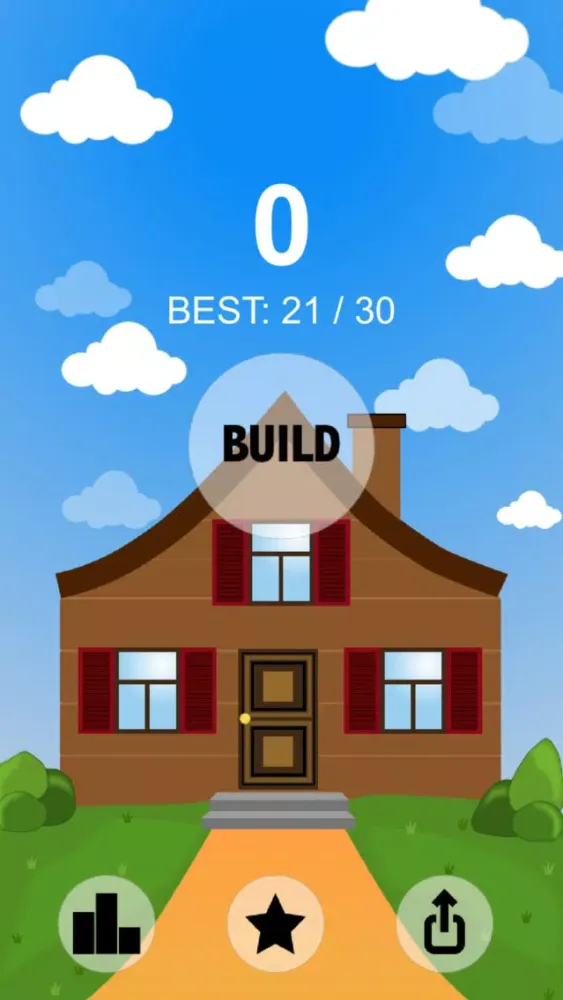 Shack Stack - Timing Tap Game স্ক্রিনশট