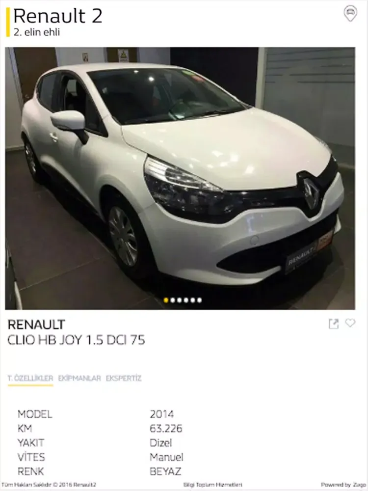Ảnh chụp màn hình của Renault2 - 2. elin ehli iPad 