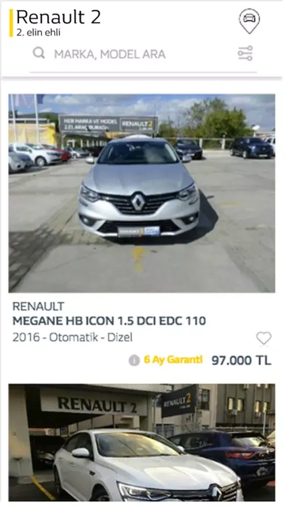 Ảnh chụp màn hình của Renault2 - 2. elin ehli