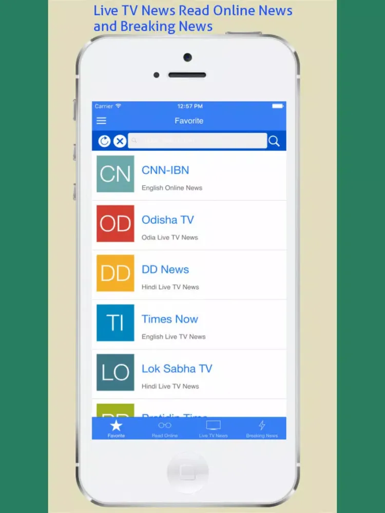 MalNews - Indian Live TV News Channels and Online Newspapers iPad  স্ক্রিনশট