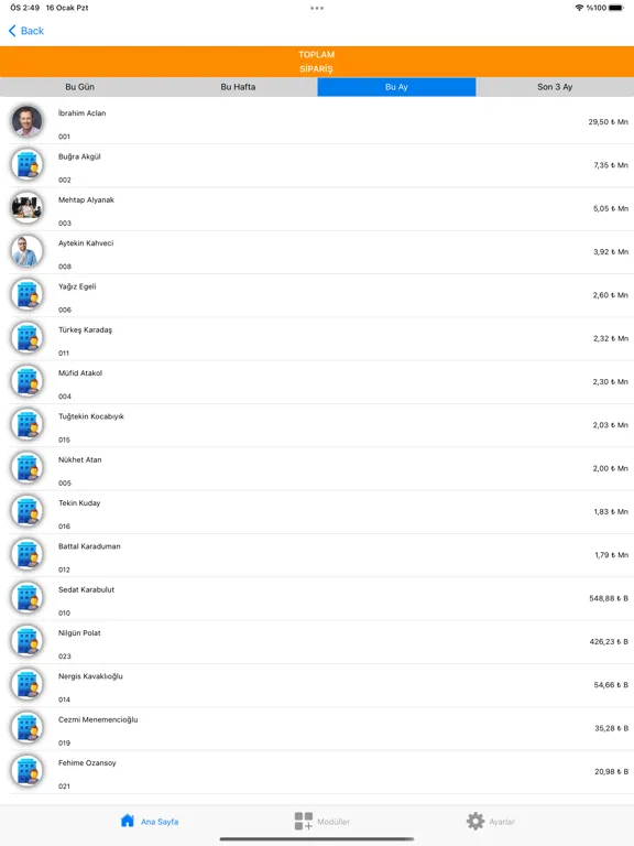 Capturas de tela do Mikro Mobile Client iPad 