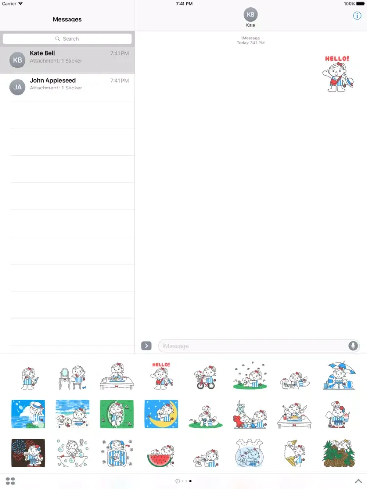 Capturas de pantalla de Ribbon Girl iPad 