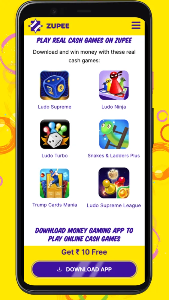 Zupee Screenshots