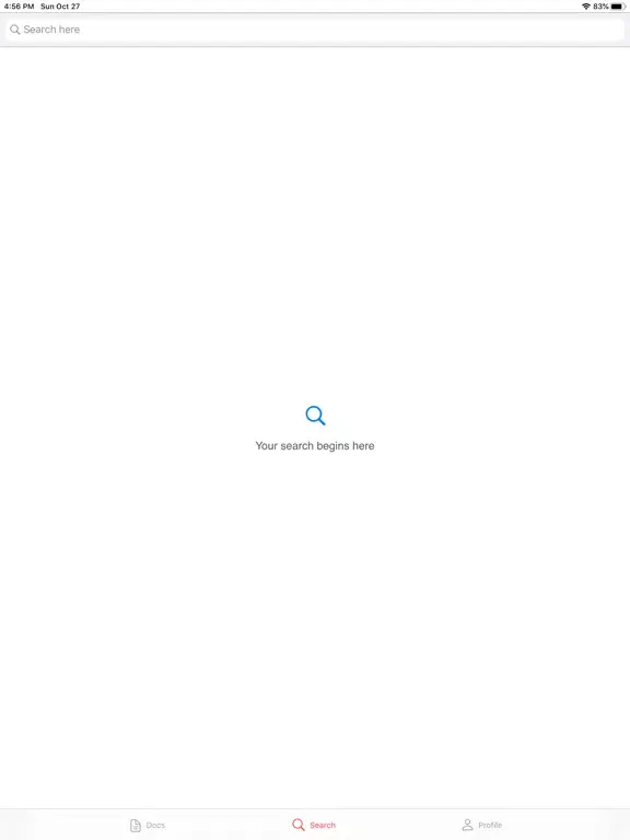 Ảnh chụp màn hình của Loop Client iPad 