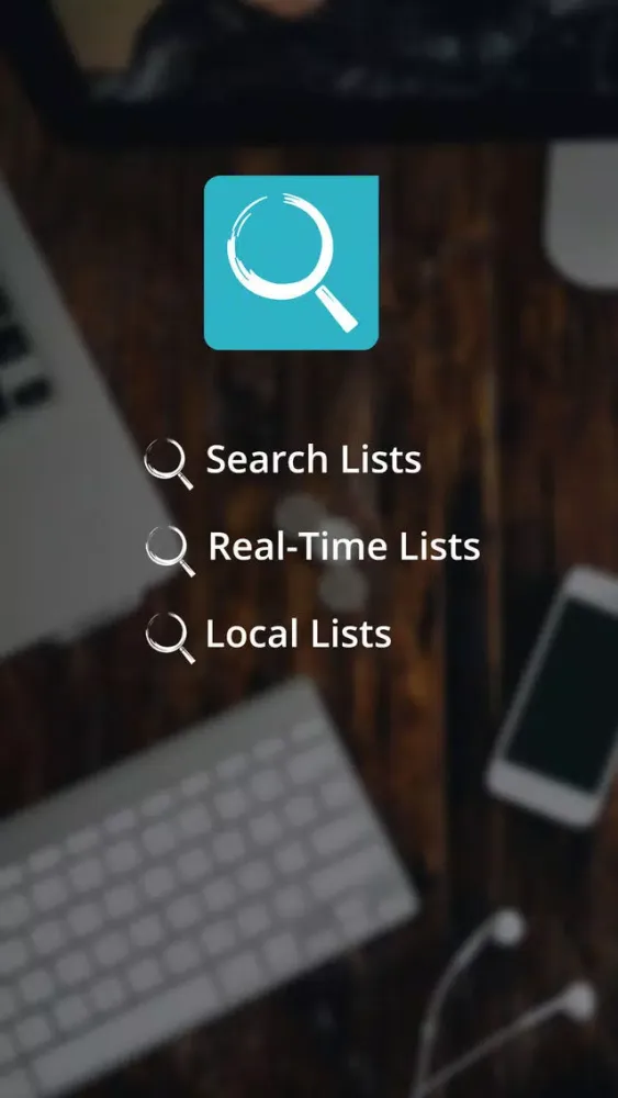 Capturas de tela do weLIST
