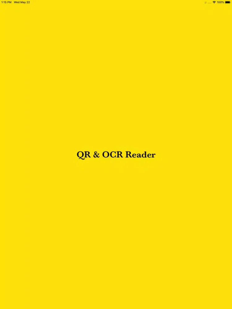 Captures d'écran de QR & OCR Code Reader iPad 