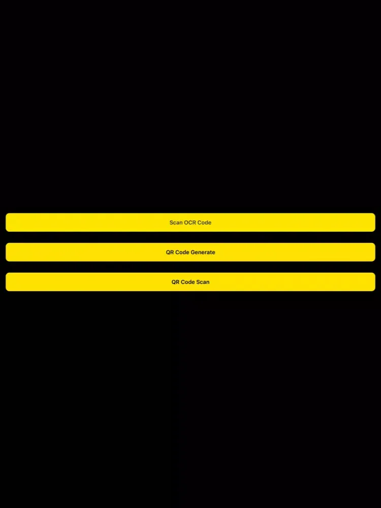 Captures d'écran de QR & OCR Code Reader iPad 