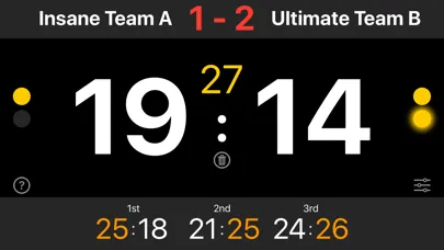 Volleyball Score Panel Screenshots
