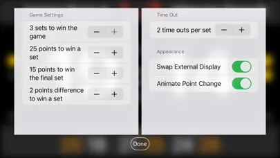 Volleyball Score Panel Screenshots