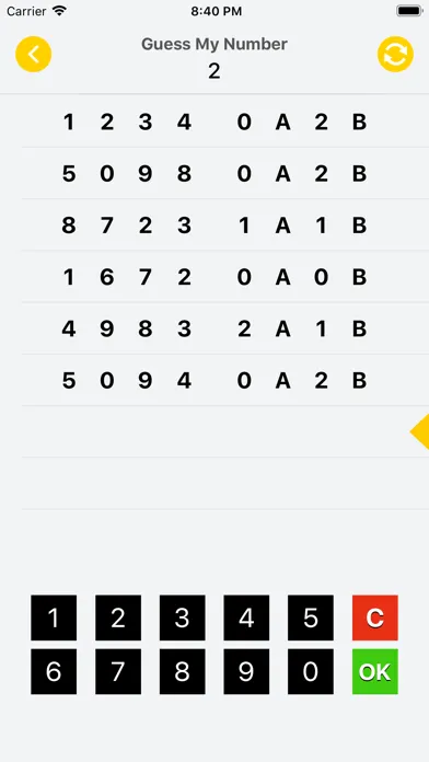 Guess Number - 1A2B سکرین شاٹس